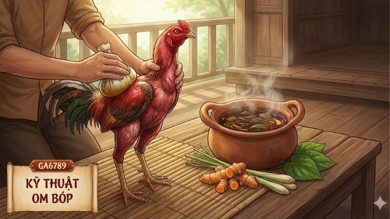 Kỹ thuật om bóp gà chọi giúp da dày và tăng sức chịu đòn 2 ky-thuat-om-bop-ga-choi