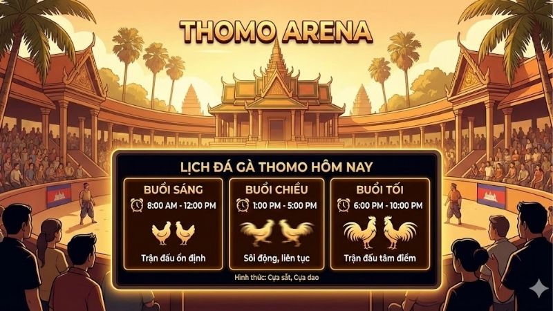 Lịch đá gà Thomo hôm nay cập nhật mới nhất cho người theo dõi sới gà 2 lich-da-ga-thomo-hom-nay