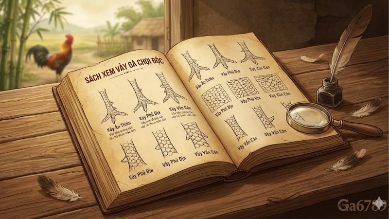 Sách xem vảy gà chọi độc giúp nhận diện chiến kê chuẩn sư kê 2 thuc-an-giup-ga-tang-bo-nhanh