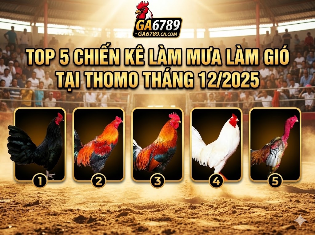 Top 5 chiến kê "làm mưa làm gió" tại Thomo tháng 12/2025 6 top-5-chien-ke-lam-mua-lam-gio-tai-thomo-thang-12-2025